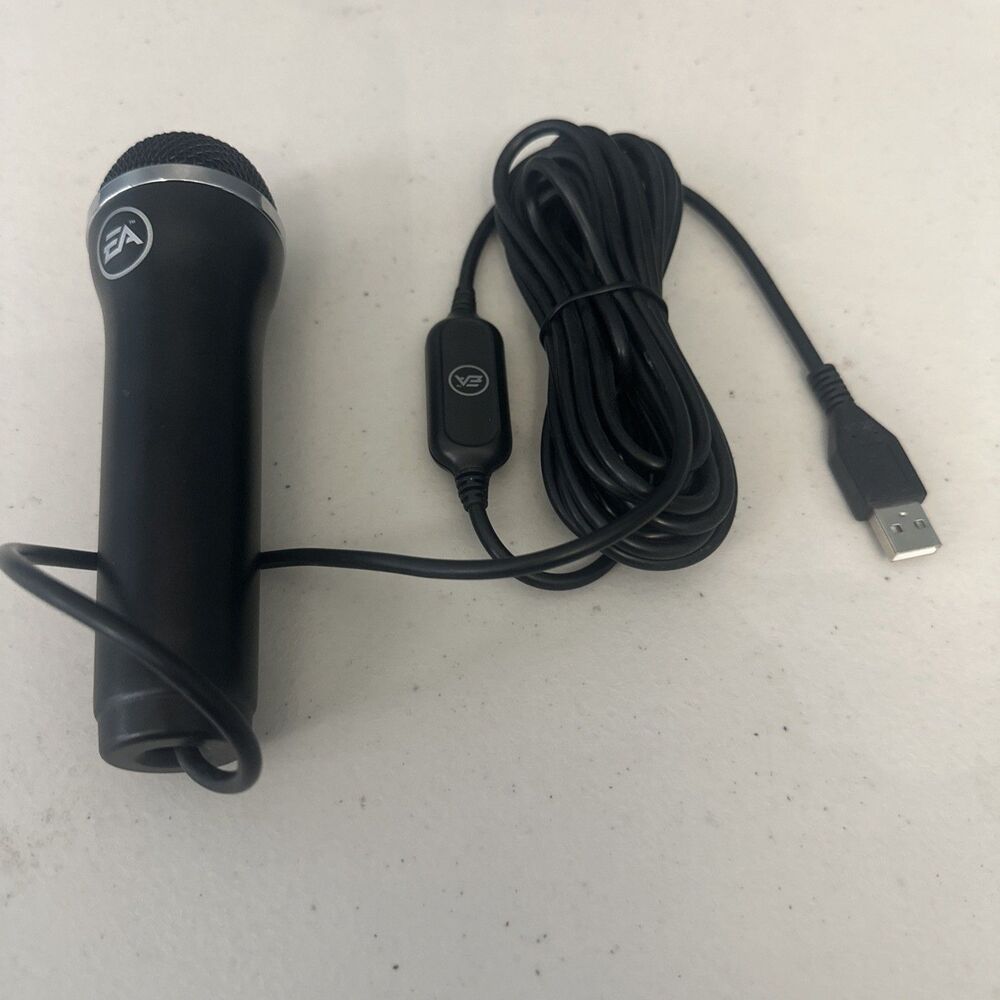 EA Logitech USB Microphone Guitar Hero E-UR20 for Gaming Systems Wii PS3 XBOX